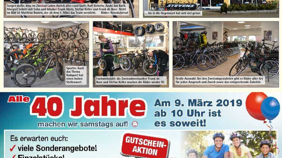 Zweirad Laden 40 Jahre