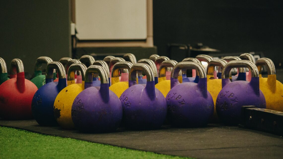 Kettlebells im Gym
